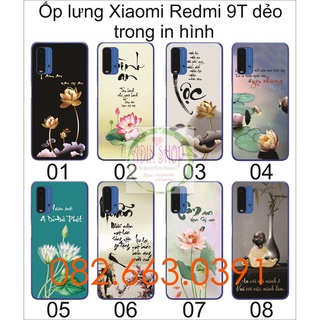 Ốp lưng Xiaomi Redmi 9T dẻo in hình thư pháp đẹp