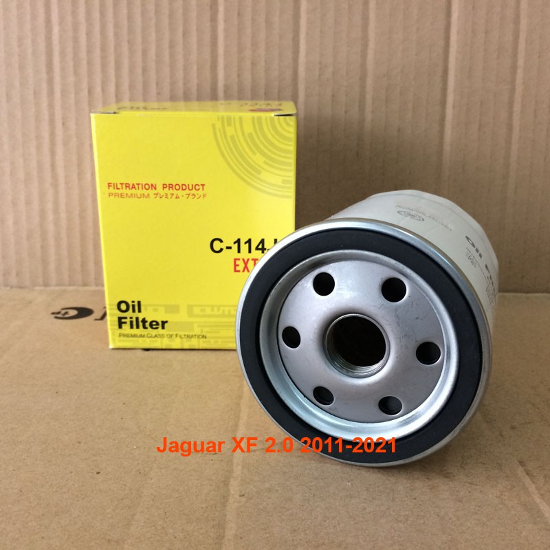 Lọc nhớt C114T-28 dùng cho Jaguar XF 2.0 2011, 2012, 2013, 2014, 2015, 2016, 2017, 2018, 2019, 2020, 2021 C2Z32125
