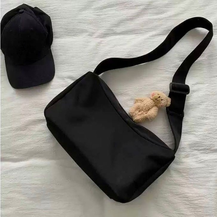 Túi đeo chéo chống nước vải dù mềm ZC phong cách unisex trẻ trung