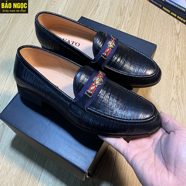 {VIDEO} Giày Da Nam Da Bò 100%, Đế Cao Su Đúc, Bảo Hành Da 12 Tháng - Mã K622 | BigBuy360 - bigbuy360.vn