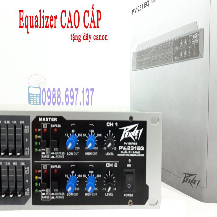 Lọc Xì Peavey 231EQ - Lọc Âm Thanh Cao Cấp Equalizer