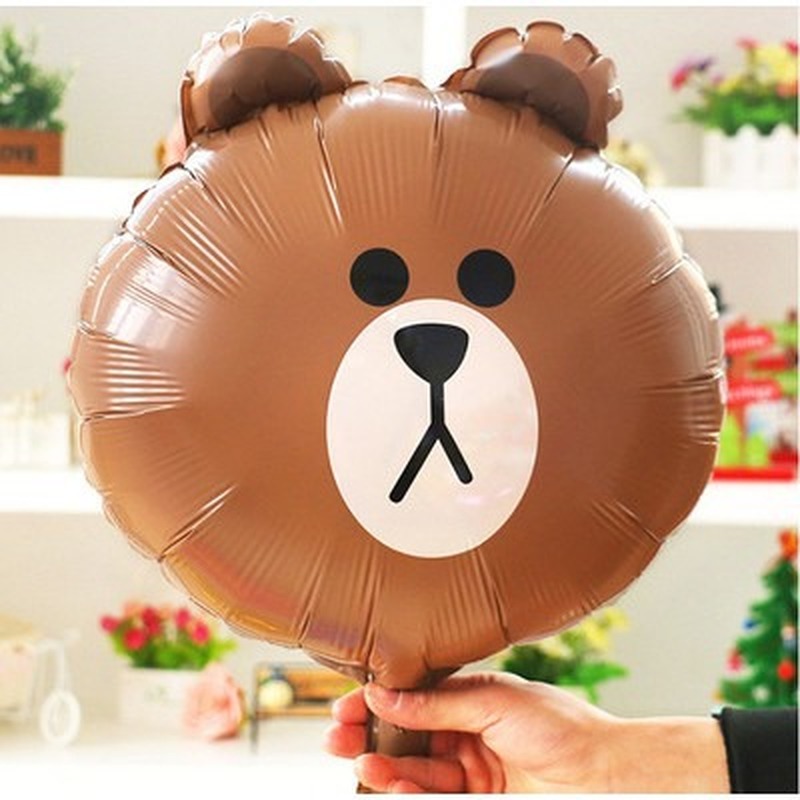 LINE FRIENDS Bong Bóng Lõi Nhôm 18 &quot;45cm Trang Trí Sinh Nhật