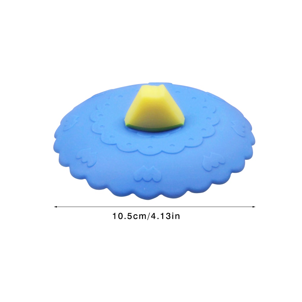 Cup Cover Silicone Cartoon Bottle Cap Reusable Leakproof Water Cup Lid Dustproof Cap