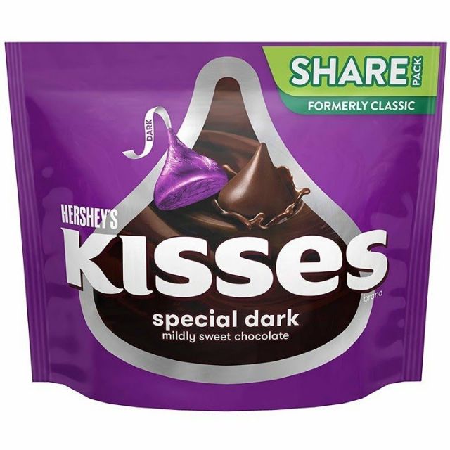 Socola đắng Hershey’s Kisses 340g