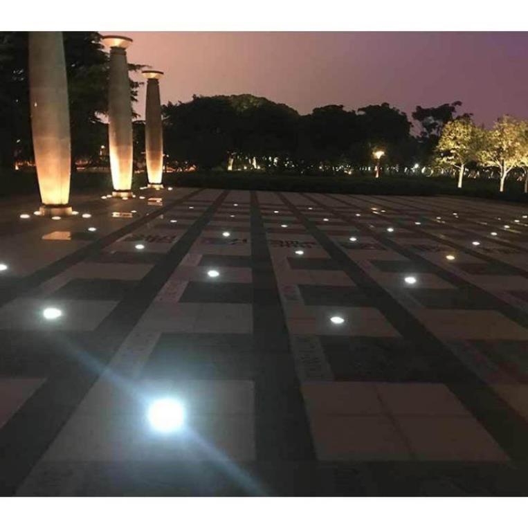 Đèn LED âm sàn, âm đất sân vườn cao cấp IP76, chống nước 1W-3W-6W-9W-12W.