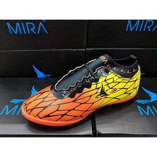 Giày đá banh sân cỏ nhân tạo MIRA (đế TF) - Màu cam - MR04