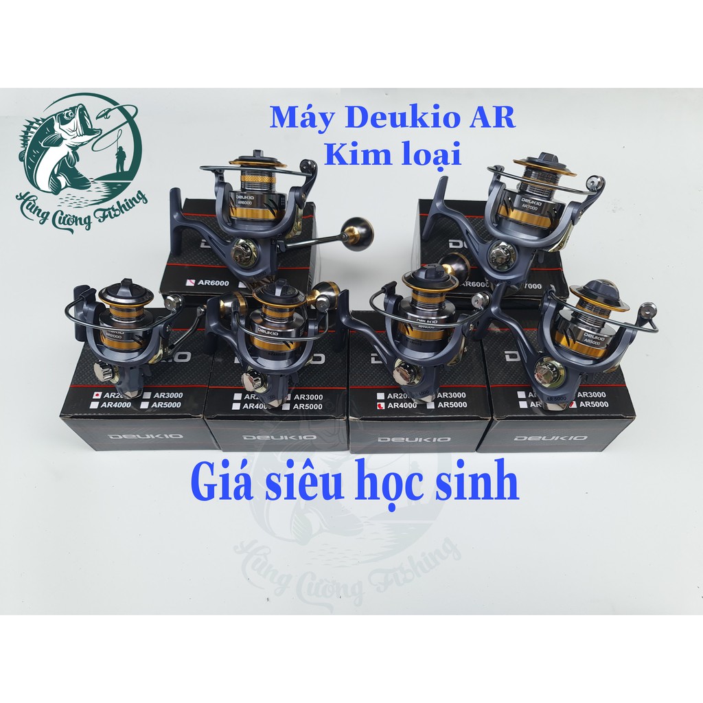 MÁY CÂU CÁ FULL KIM LOẠI DEUKIO AR7000 hàng tốt 3