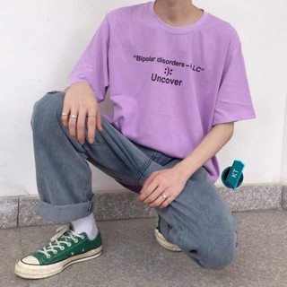 [FREESHIP ĐƠN TỪ 50K] Áo phông tím Conver chữ U KTH0919