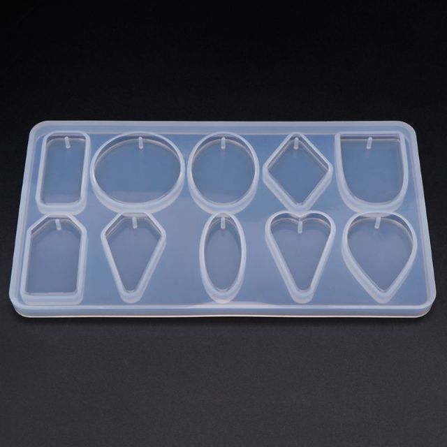 Khuôn silicone làm mặt trang sức, móc khóa.