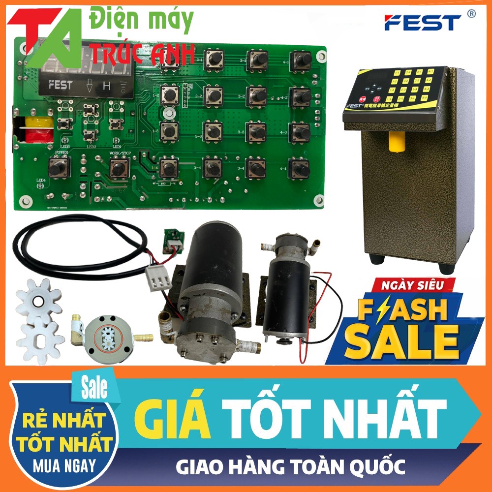 ✒Fest rc16 Động cơ máy định lượng đường - Bảng mạch