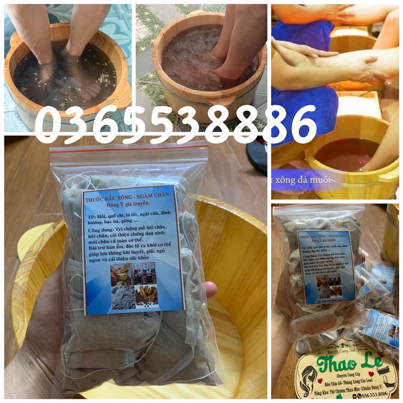 Bột Thảo Dược Ngâm Chân (Gói 20 Túi Lọc )- Giảm Đau Nhức Xương Khớp, Ngủ Sâu Giấc