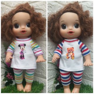 Đồ bộ cho bé baby alive size S ( ngực 18_21cm)cao từ 27 _30cm