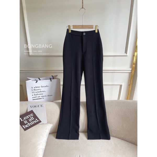 Quần loe đen Đoàn Ngân Châu cao cấp hàng thiết kế