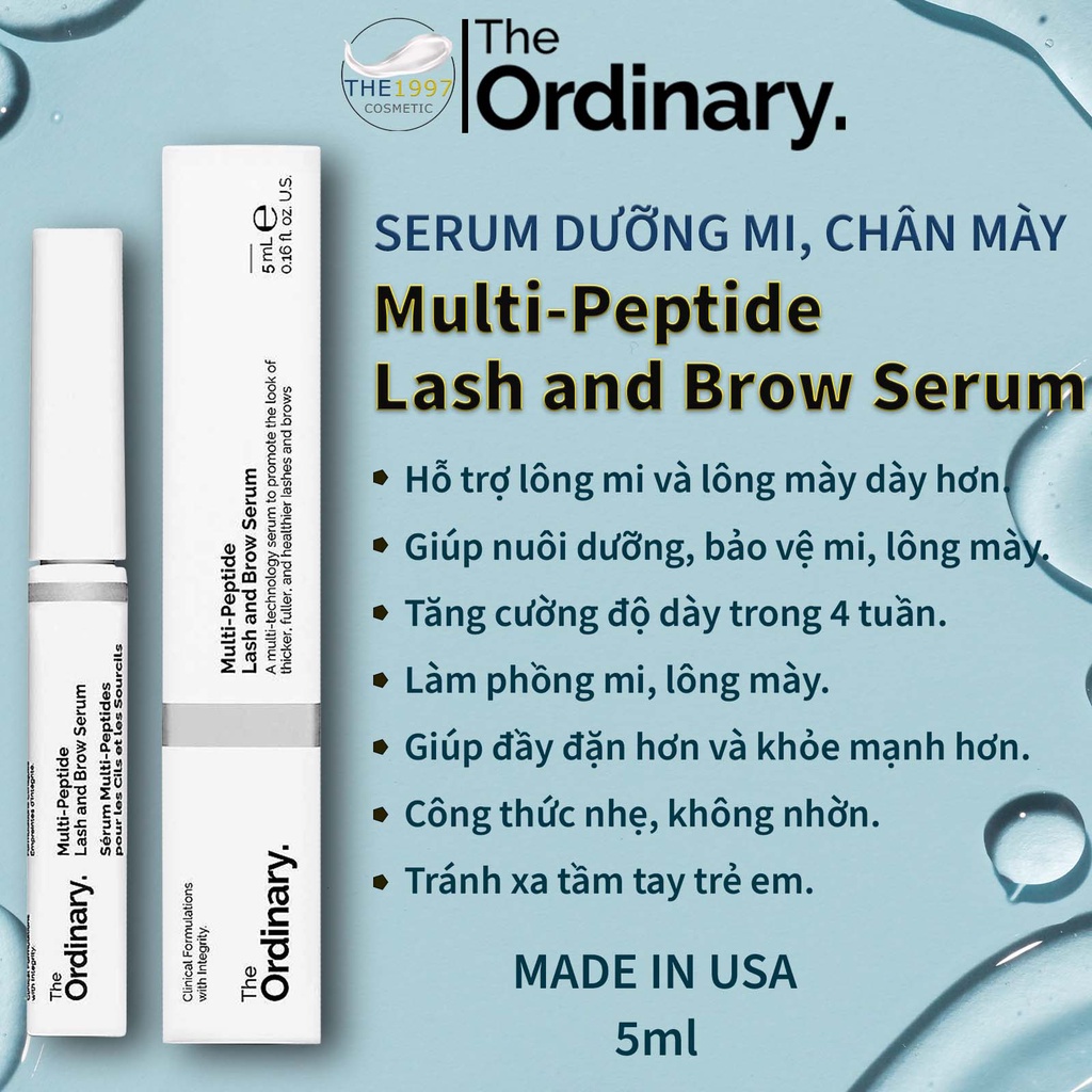 Serum dưỡng mi và chân mày Multi-Peptide Lash and Brow Serum