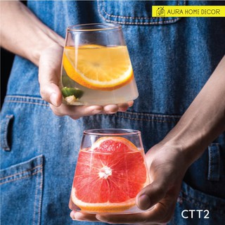 Cốc Thủy Tinh, Ly Thủy Tinh Cao Cấp Đáy Vuông 300ml