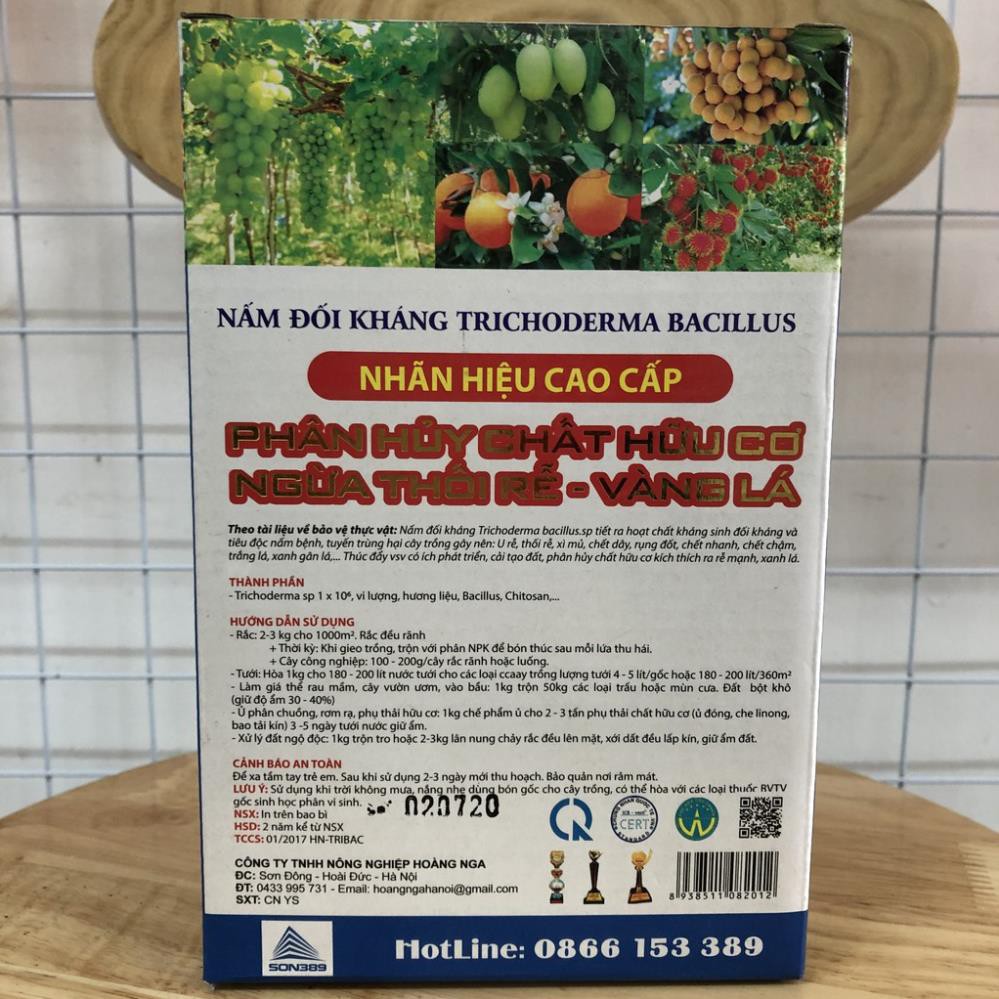 Nấm đối kháng Trichoderma bacillus 1kg