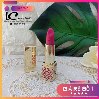 [ HOT SALE] Son Whoo VELVET LIP ROUGE hồng cánh sen fullsize