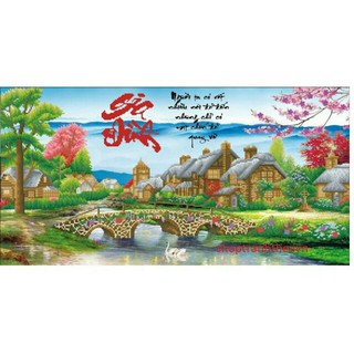 TRANH ĐÍNH ĐÁ GIA ĐÌNH 110x60cm - df290