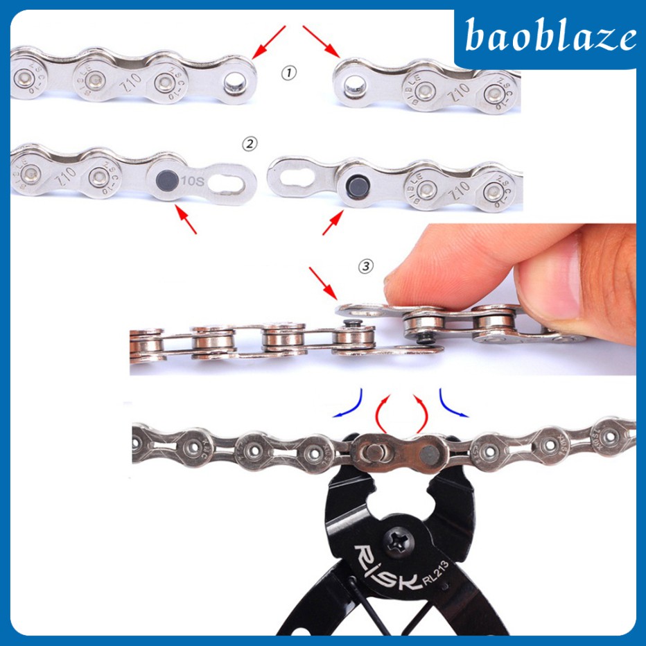 3 Set Missing Link Bike Master Chain Link Joint 6/7/8/9/10/11 Speed & Chain Hook