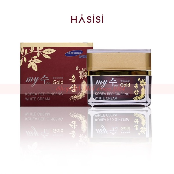 KEM SÂM DƯỠNG TRẮNG DA MY GOLD - Korea Red Ginseng White Cream 50ml