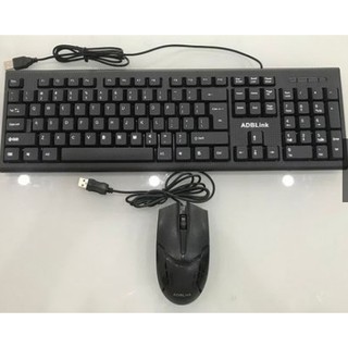 Bộ bàn phím và chuột game có dây adb-link q9 usb