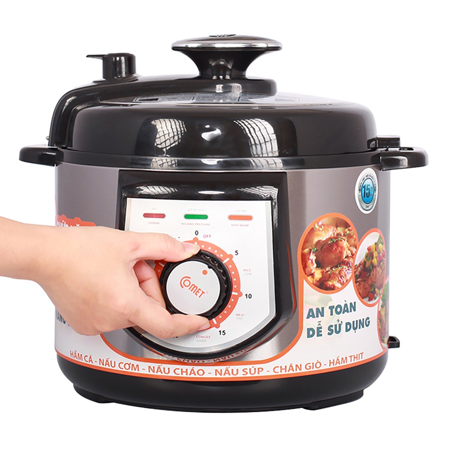 Nồi Áp Suất Comet CM6150 5lit - Hàng Chính Hãng
