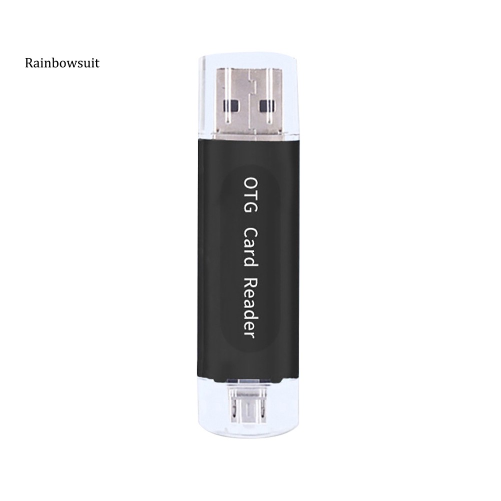 Đầu Đọc Thẻ Nhớ 2 Trong 1 Usb 2.0 Otg Tf Sd Cho Pc Android