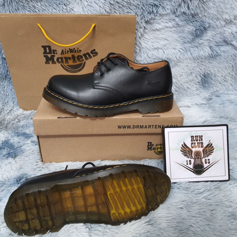 [Ảnh thật] giầy Dr.Martens đen cổ thấp cao cấp thời trang nam nữ