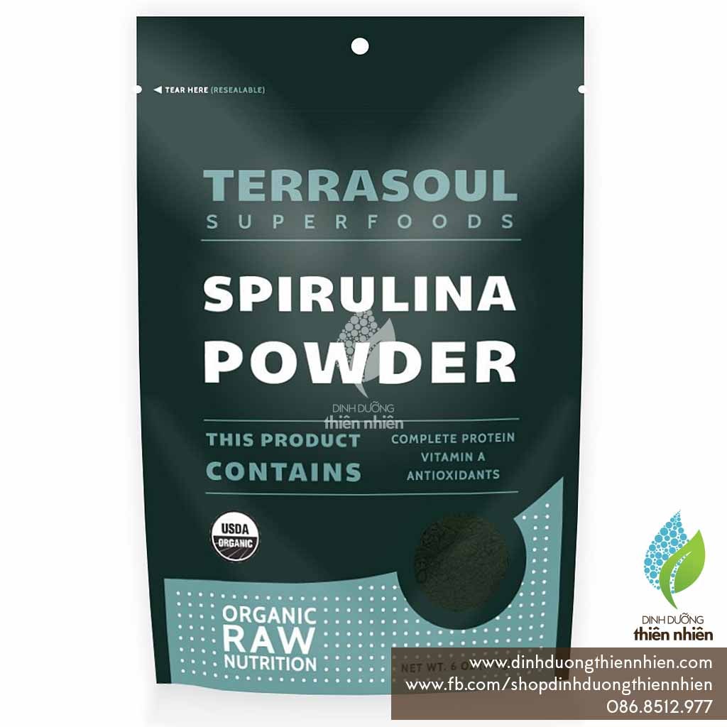 Bột tảo spirulina hữu cơ terrasoul, 170g - ảnh sản phẩm 5