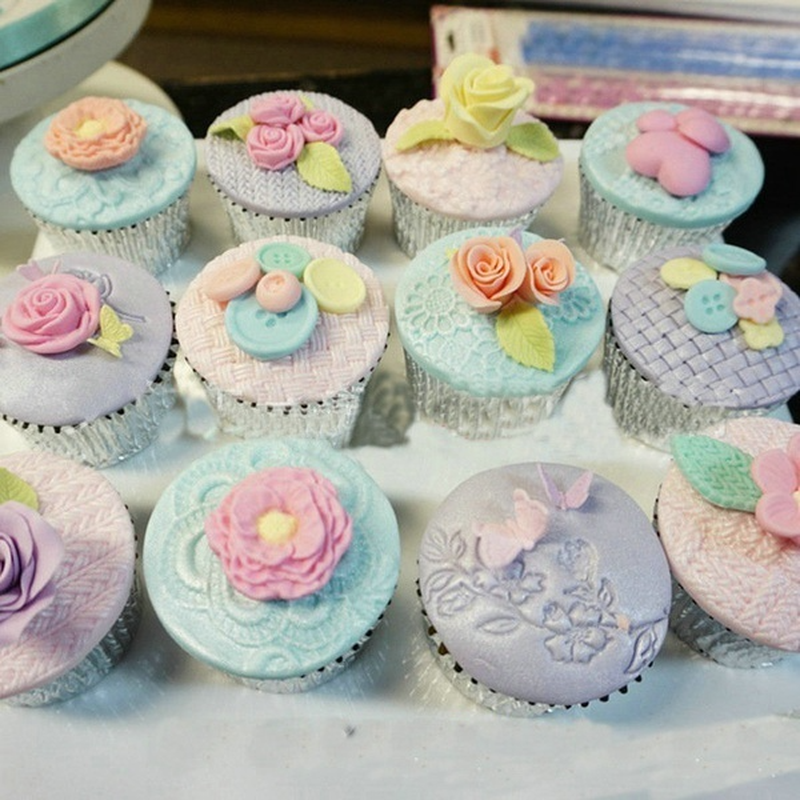 Khuôn silicon mềm dùng làm kẹo trang trí bánh kem