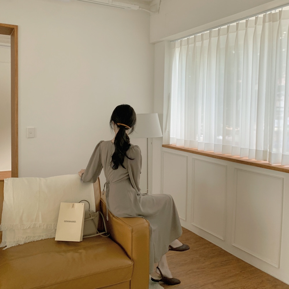 SUXI Đầm Maxi Dài Tay Cổ Chữ V Màu Sắc Đơn Giản Thời Trang Mùa Hè Cho Nữ