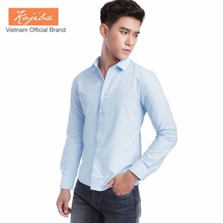 Áo Sơ Mi Nam Kojiba Dài Tay Công Sở Dáng Ôm (Xanh Dương Nhạt)