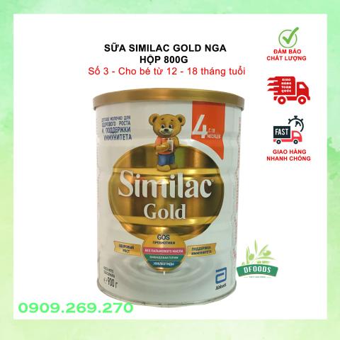 Sữa Similac Gold Nga Số 1, 2, 3, 4 800g