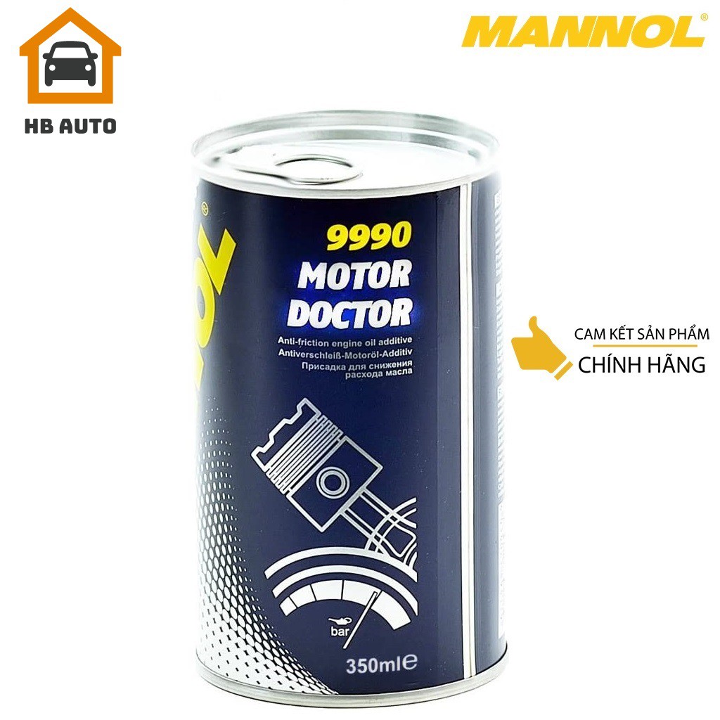 [Cao Cấp] Tăng Độ Nhờn Của Nhớt, Giảm Ma Sát, Tăng Công Suất MANNOL 9990 Motor Doctor 350ML