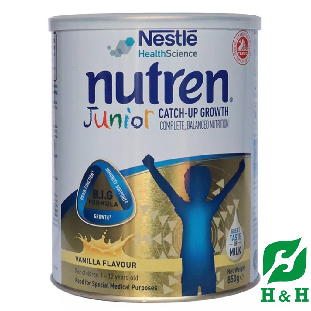 Sữa bột NUTREN JUNIOR Dinh dưỡng đặc chế dành cho trẻ từ 1 đến 10 tuổi - 400g