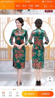 Sườn xám đẹp hàng thiết kế