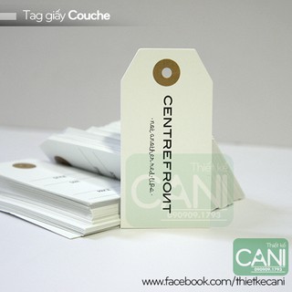 500c In theo yêu cầu Tag giấy treo quần áo Tag bế hình