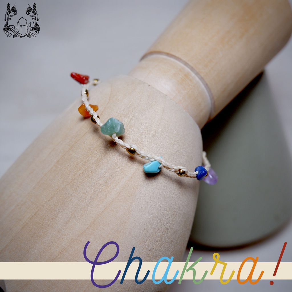 🌈CHAKRA🌈 Vòng tay thiết kế Handmade, vòng tay thắt dây handmade thủ công, phong cách hỗ trợ luân xa, cá tính và đơn giản