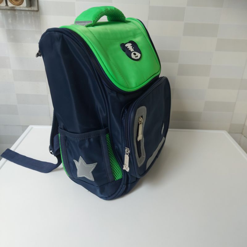 Balo cho bé thiết kế chống gù phản quang size 30 cm cho bé mầm non đi học mẫu giáo chất vải dù mịn chống nước cao cấp