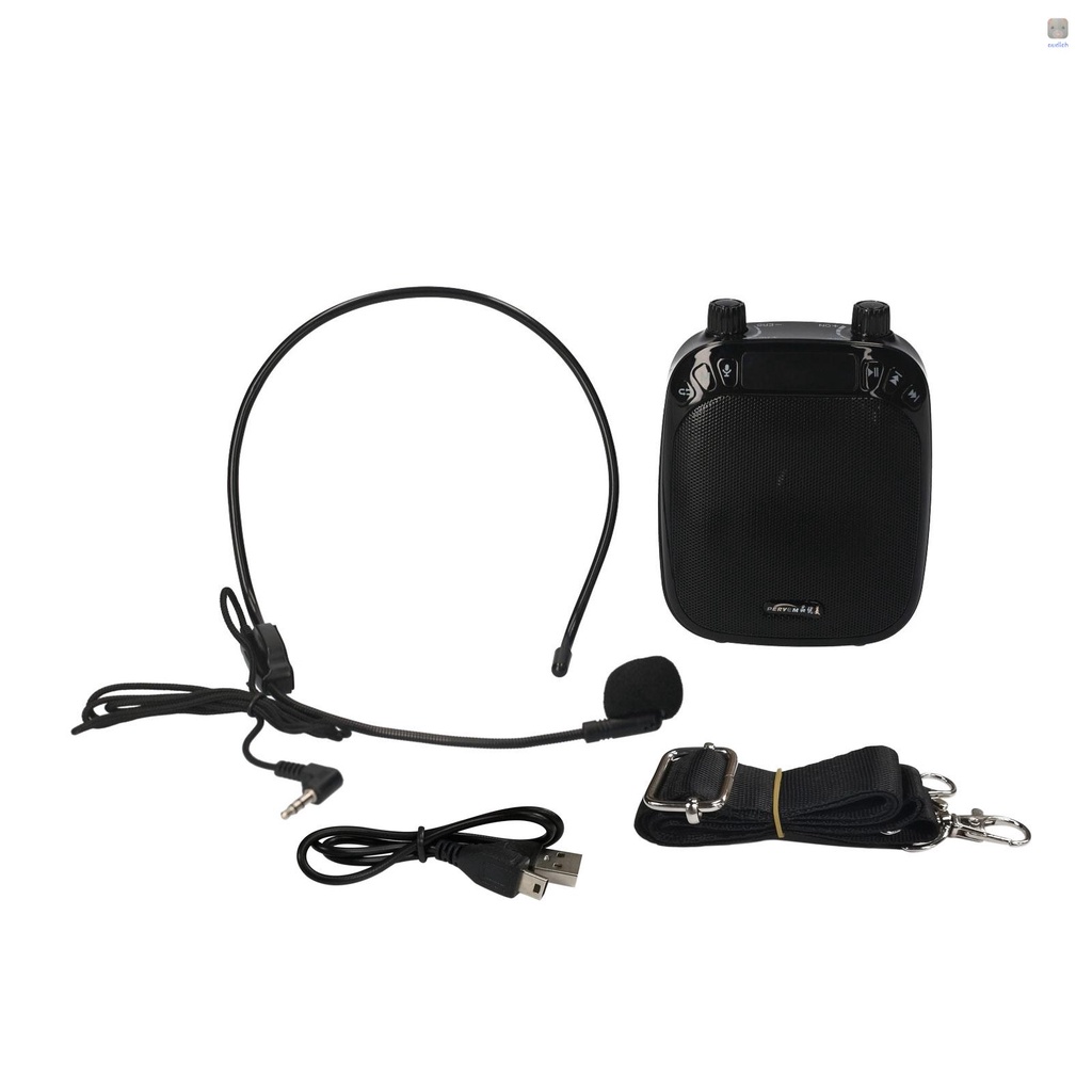 Bộ Khuếch Đại Giọng Nói M-88 Có Dây Sạc Và Micro BT AUX IN TF AUX Hỗ Trợ Giảng Dạy Và Hướng Dẫn Viên Du Lịch