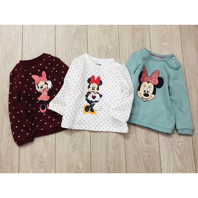 Áo nỉ Disney dư xịn cho bé gái từ 6m-3y