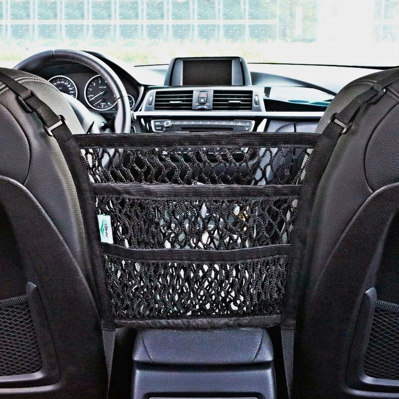 Túi lưới để đồ ô tô  Túi lưới treo ghế xe hơi - tháo lắp đơn giản