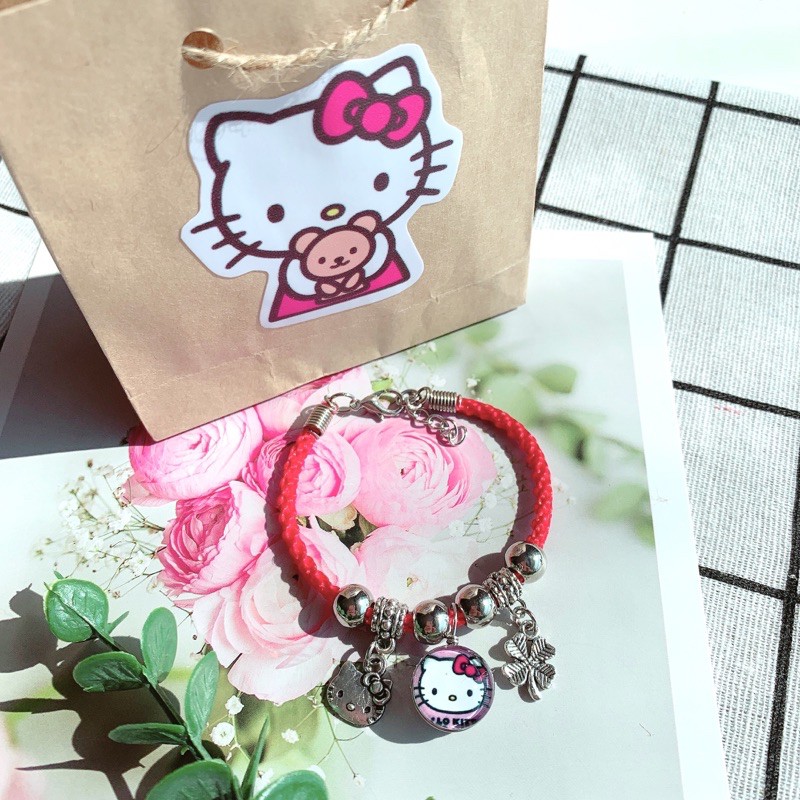 LẮC TAY DÂY ĐỎ MAY MẮN HELLO KITTY