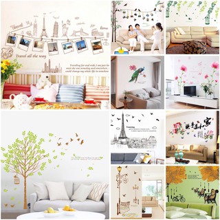 Decal Dán Tường Phòng Khách Tranh Dán Phòng Khách Trang Trí Phòng Khách Sofa Nhà Hàng