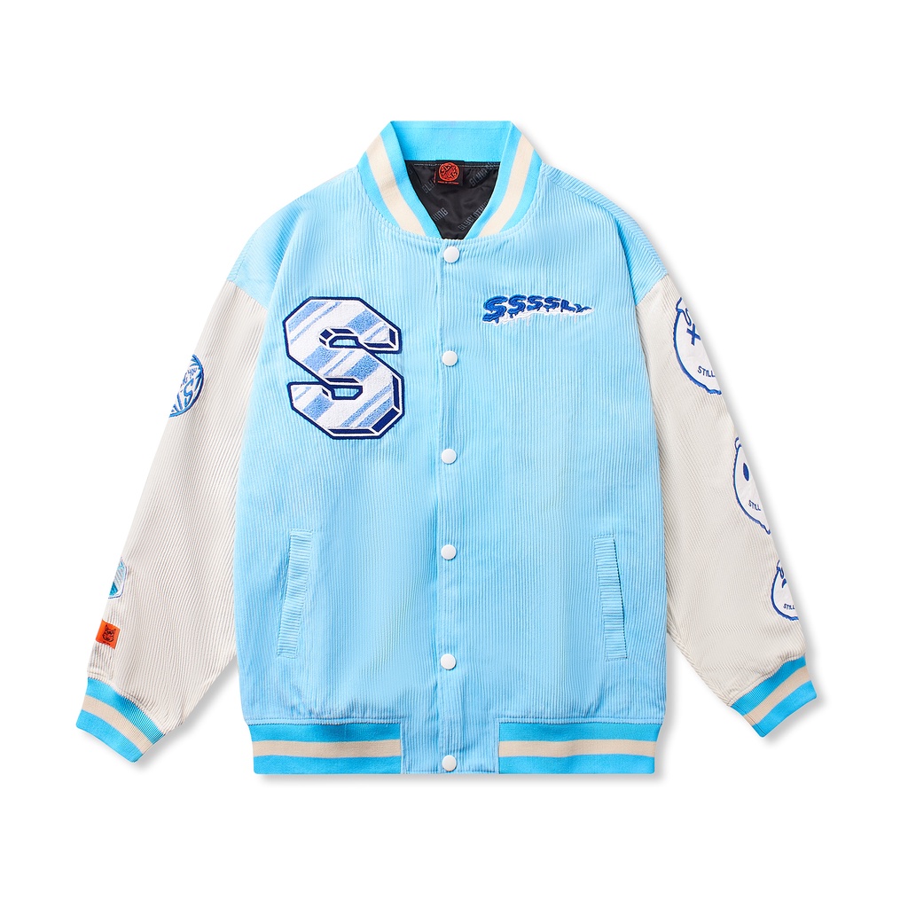 Áo Khoác SLY Varsity COLD nhung tăm