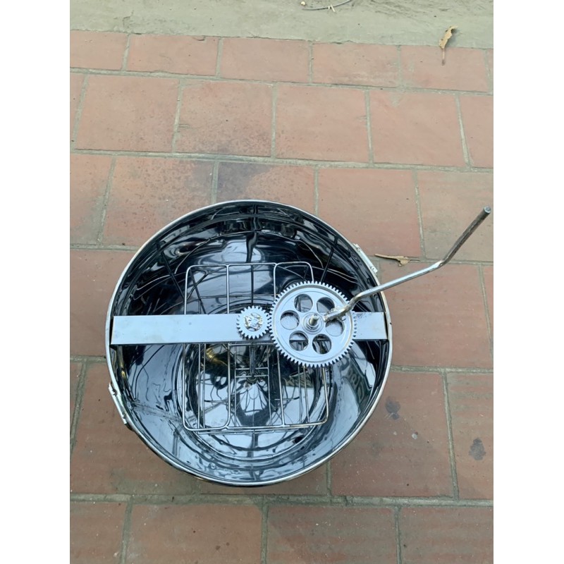 Thùng quay ong 2 cầu inox