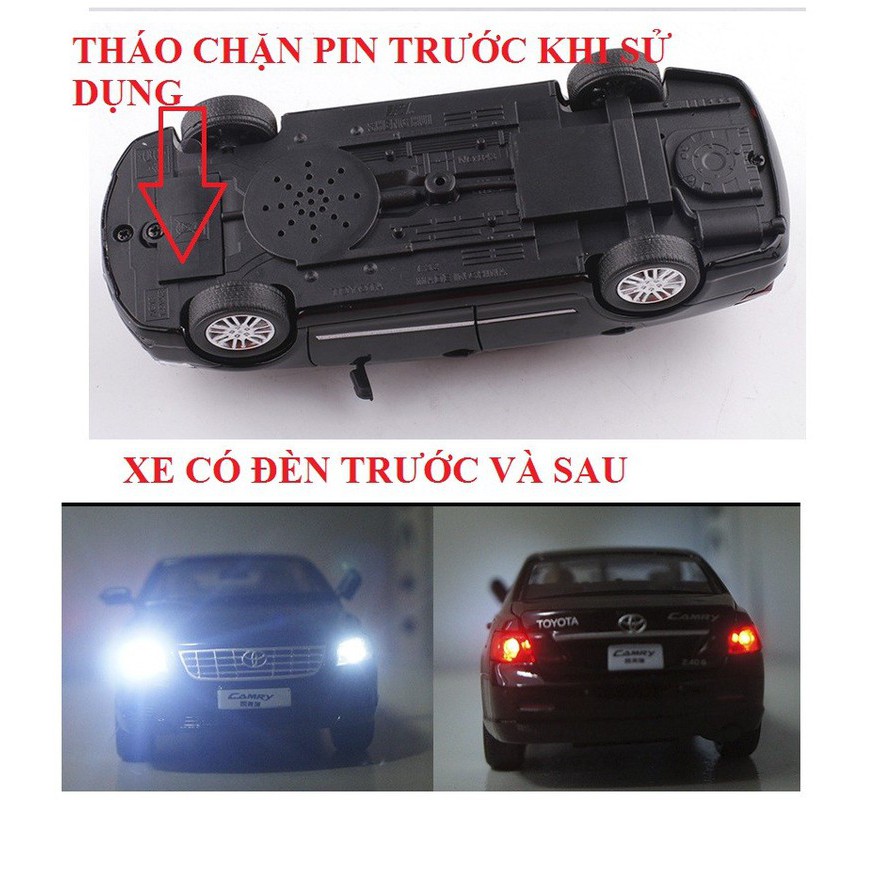 Xe mô hình ô tô Camry tỉ lệ 1:32 đồ chơi trẻ em bằng kim loại