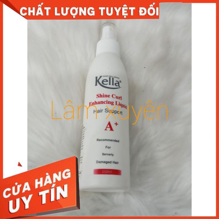 Sữa dưỡng tóc kella A+ trắng dành cho tóc xoăn 200ml và sữa dưỡng trắng suôn mềm 250ml 😘 FREESHIP 🍔 nuôi dưỡng tóc khỏe.