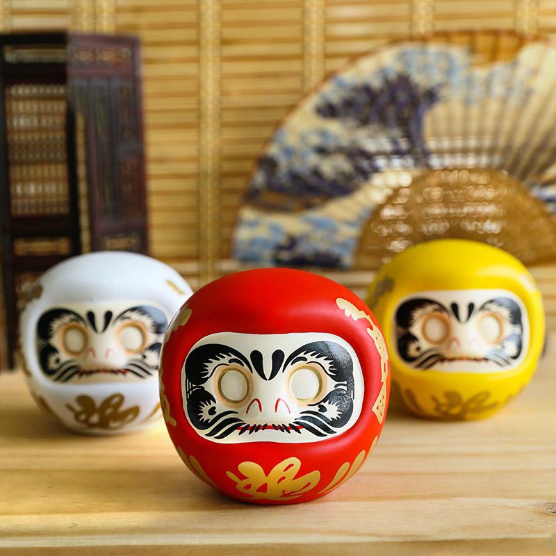 Tượng thần tài Daruma cầu tài và may mắn loại không tròng, búp bê daruma Nhật Bản | BigBuy360 - bigbuy360.vn