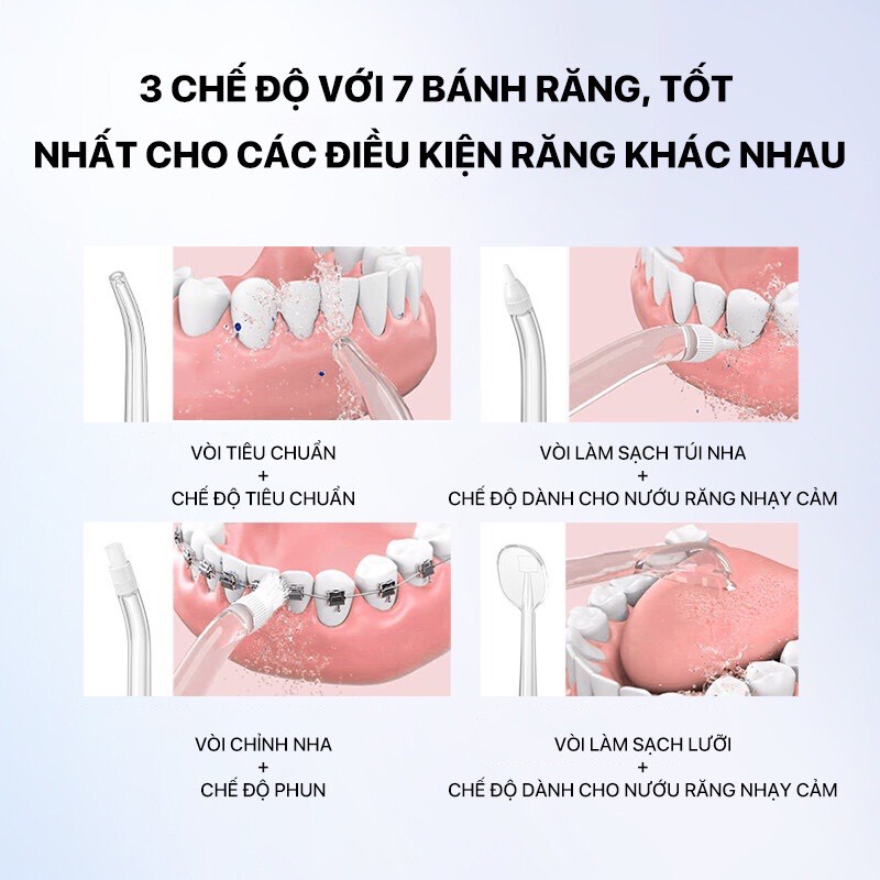 (*)GIAO HỎA TỐC TĂM NƯỚC Vệ Sinh Răng Miệng Soocas W3/ W3 Pro [CHÍNH HÃNG]